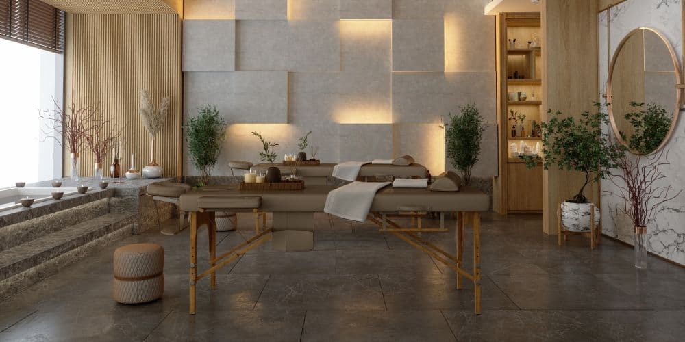 Beauty spa studio.